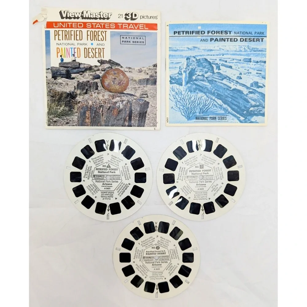1979 View-Master Petrified Forest National Park & Painted Desert 3 Reel Pack